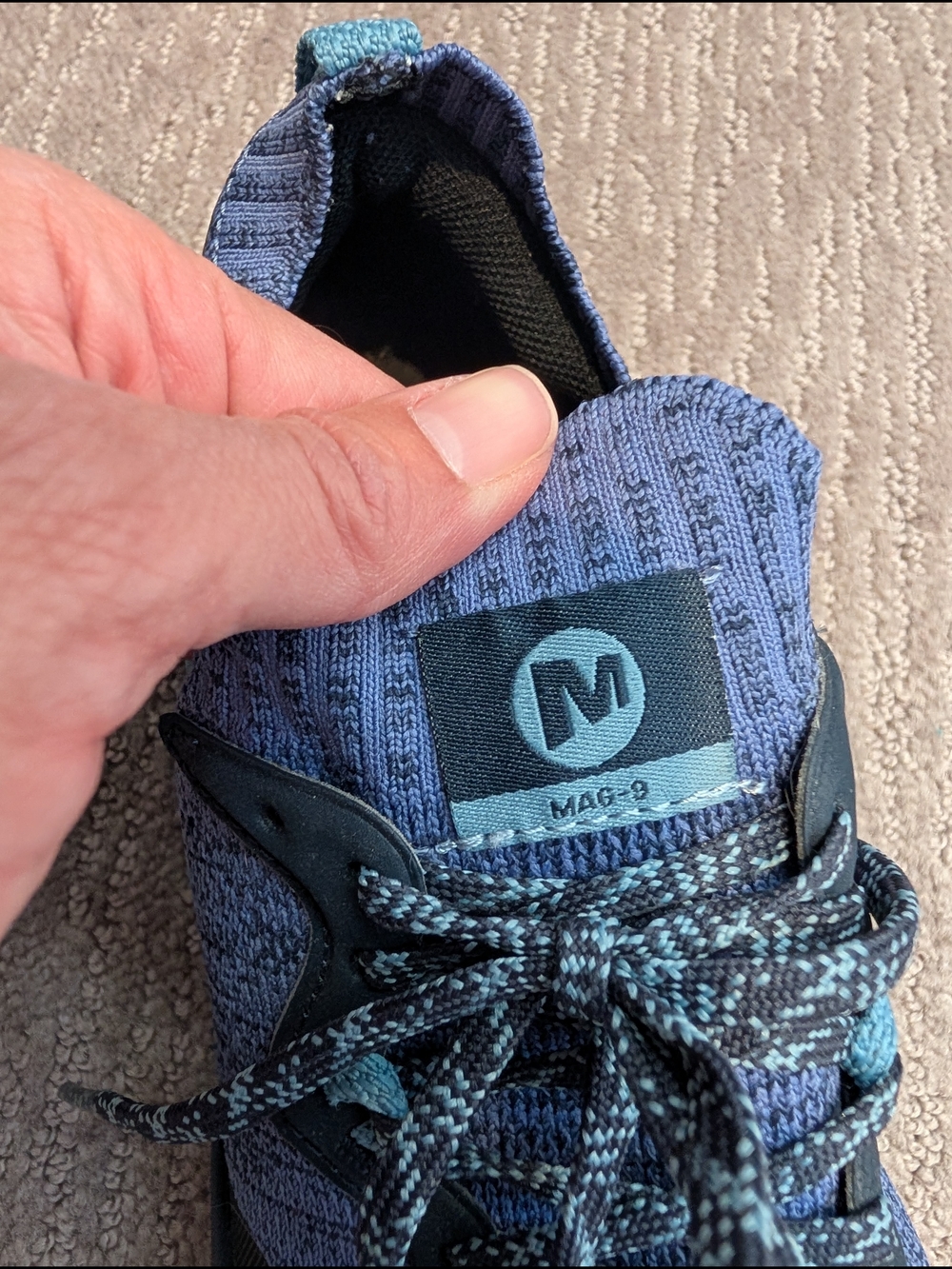 Merrell Mag-9 Women's Velvet Purple Trail Shoes - Picture 7 of 9